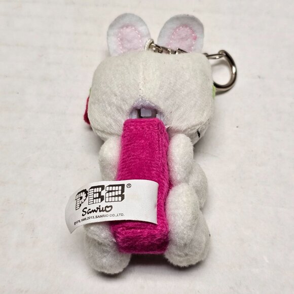 Pez Sanrio Hello Kitty Plush Pink Bow Easter Bunny Ears Candy Dispenser KeyChain - Picture 6 of 11